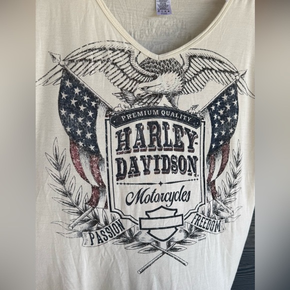 🦅 Harley-Davidson “Passion & Freedom” Graphic Tee – Size XL - Picture 8 of 8
